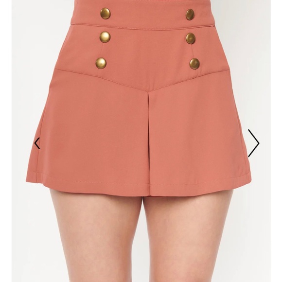 NWT Unique Vintage Rust Red Sweeney Sailor Shorts - Picture 2 of 5